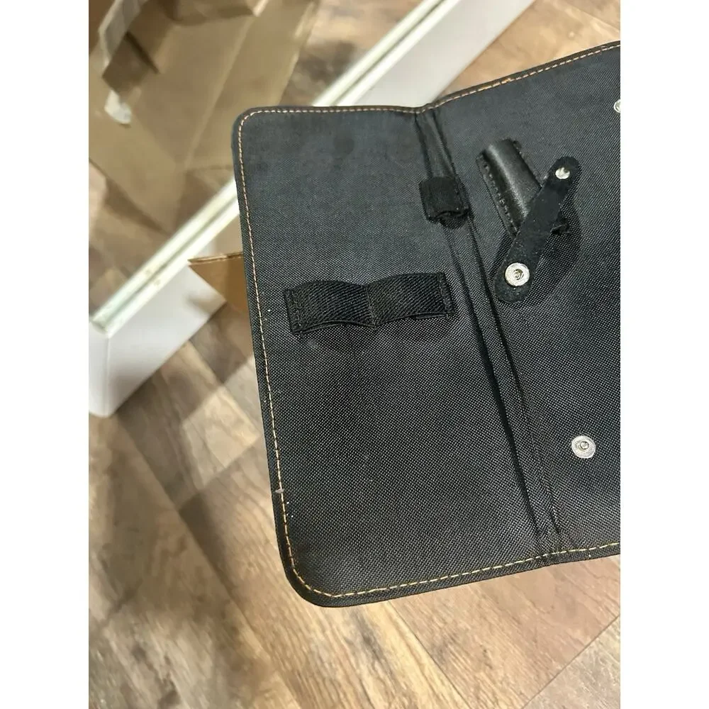 HATTORI HANZO Shears Protector STORAGE CASE ONLY! Hair Stylist Trifold Black